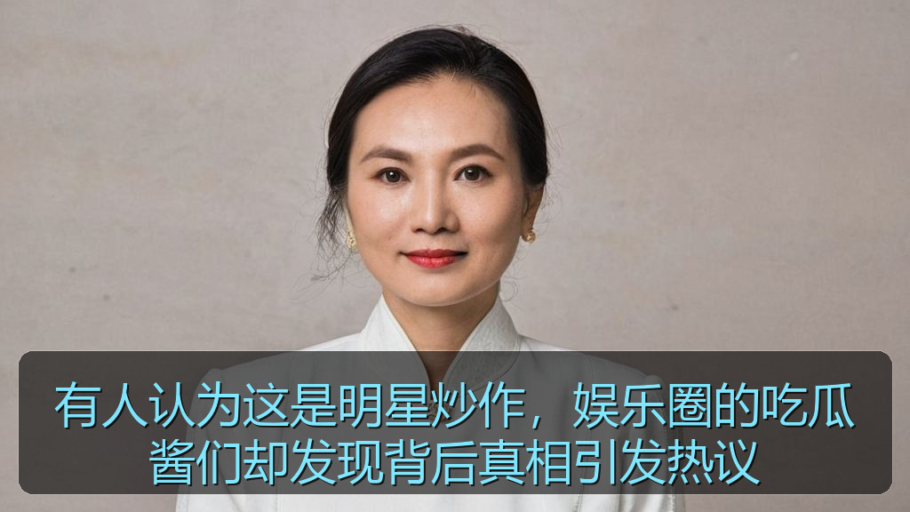 有人认为这是明星炒作,娱乐圈的吃瓜酱们却发现背后真相引发热议