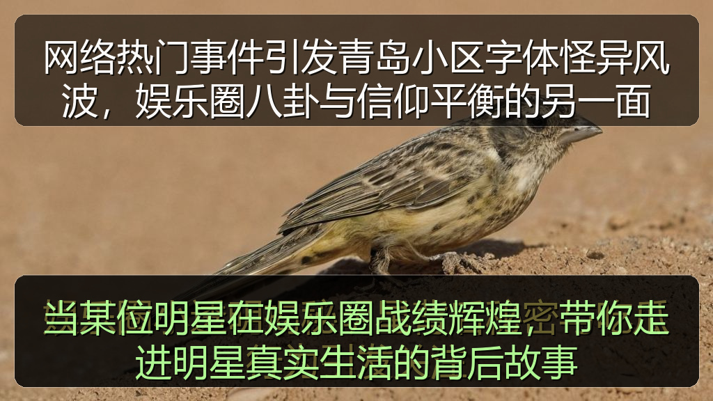 当某位明星在娱乐圈战绩辉煌，带你走进明星真实生活的背后故事
