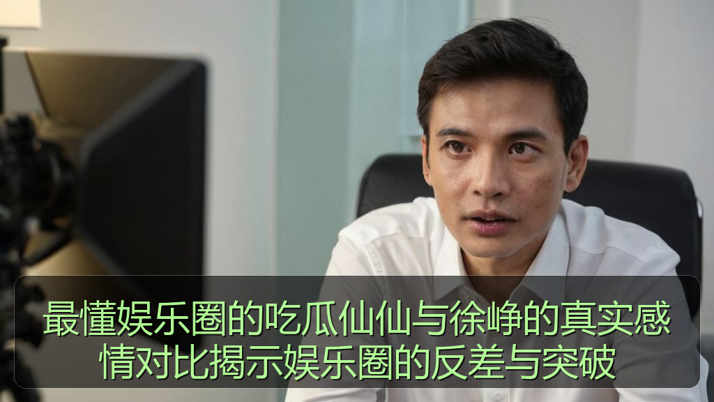 最懂娱乐圈的吃瓜仙仙与徐峥的真实感情对比揭示娱乐圈的反差与突破