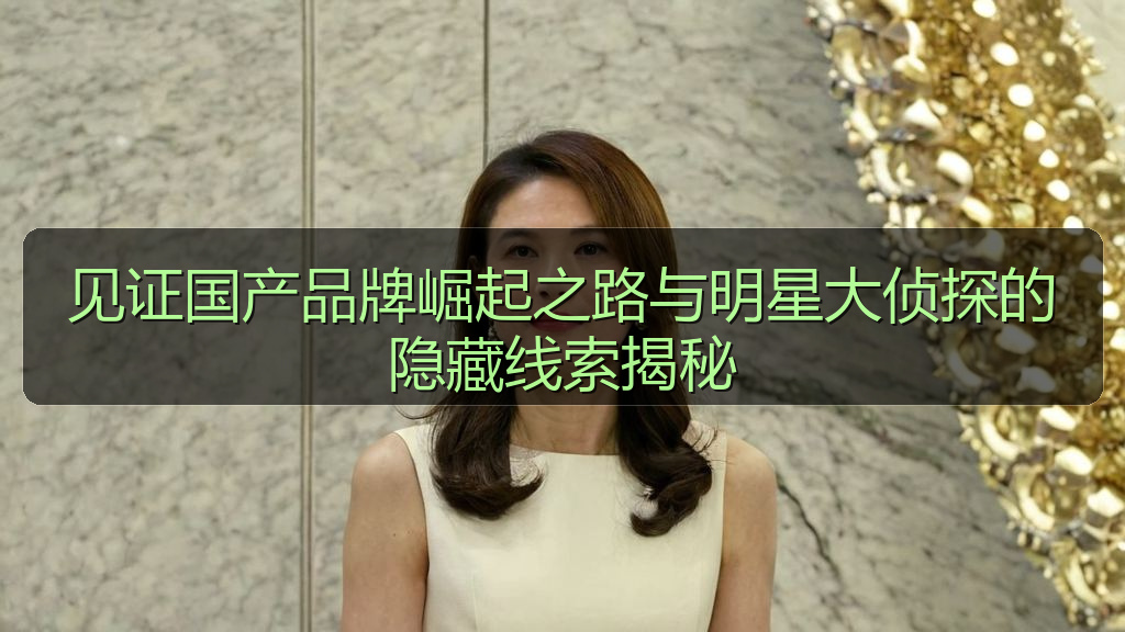 见证国产品牌崛起之路与明星大侦探的隐藏线索揭秘