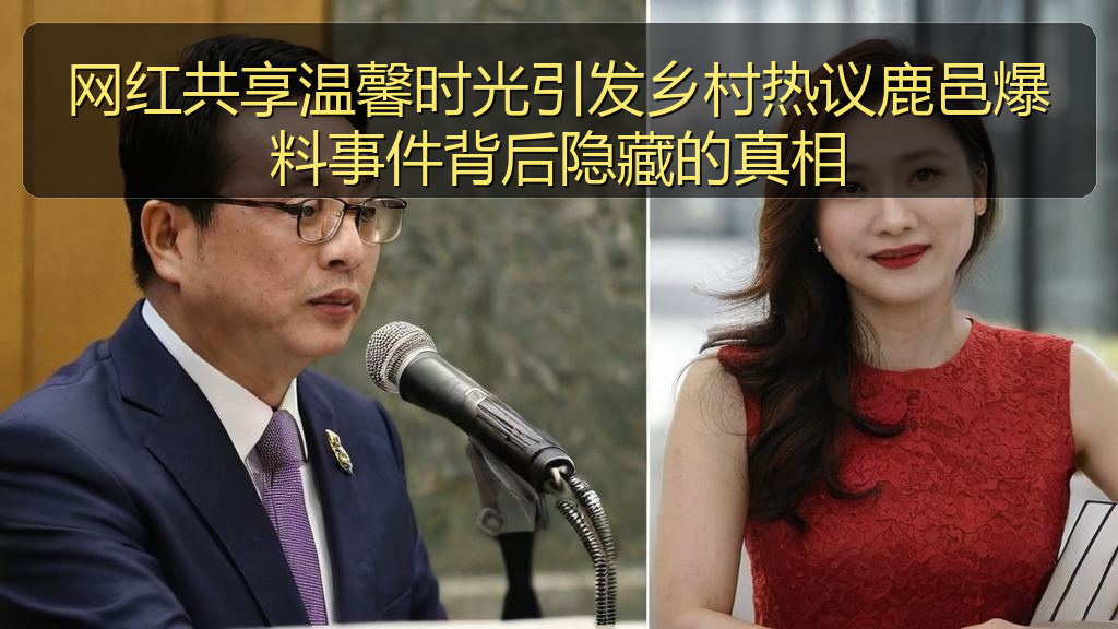 网红共享温馨时光引发乡村热议鹿邑爆料事件背后隐藏的真相
