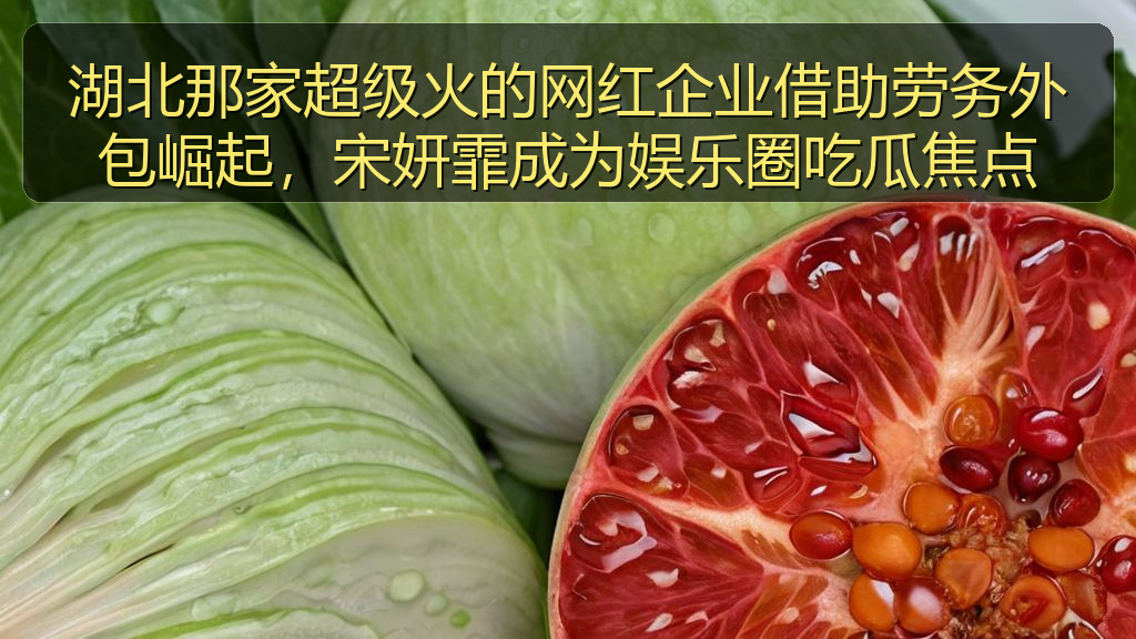 湖北那家超级火的网红企业借助劳务外包崛起,宋妍霏成为娱乐圈吃瓜焦点