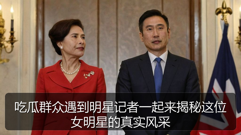 吃瓜群众遇到明星记者一起来揭秘这位女明星的真实风采